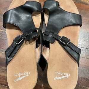 Dansko Women's Black Sandals